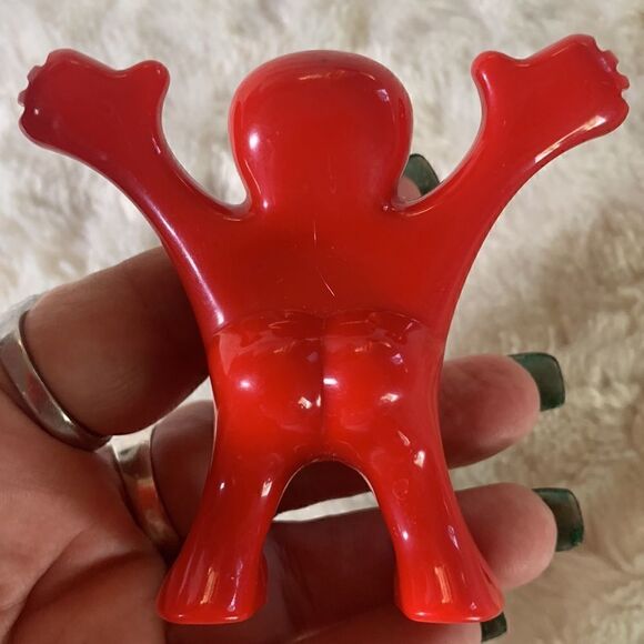 Happy Red Fellow Plastic Wine Bottle Stopper Cork - Picture 4 of 7